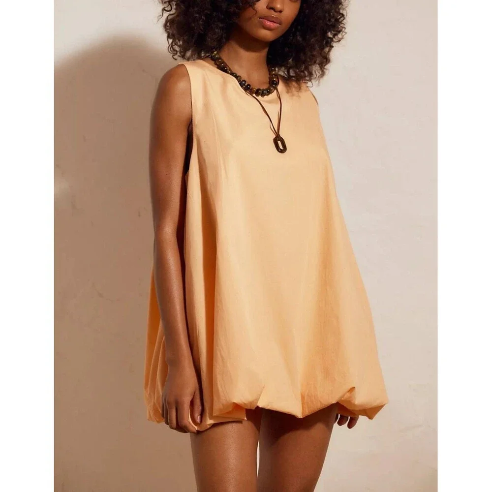 Free People Free-est Struttin' Bubble Mini Dress Sleeveless Cotton S 288777